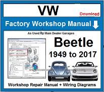 VW Beetle Service Repair Workshop Manual